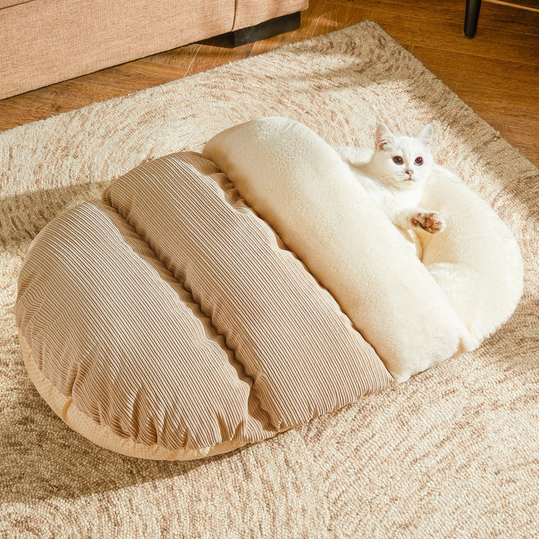 Ultra Soft Cute Plush Pet Bed