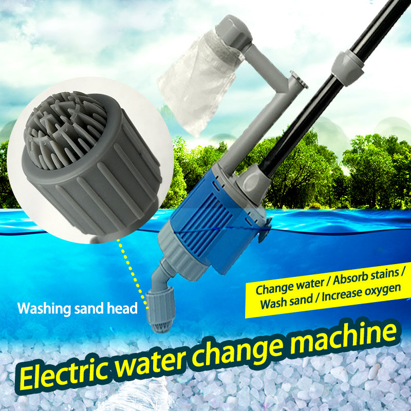 Fish Tank Gravel Cleaner Aquarium Sand Electric Vacuum