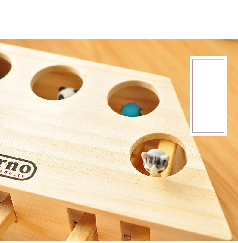 Hamster Solid Wood Cat Toy