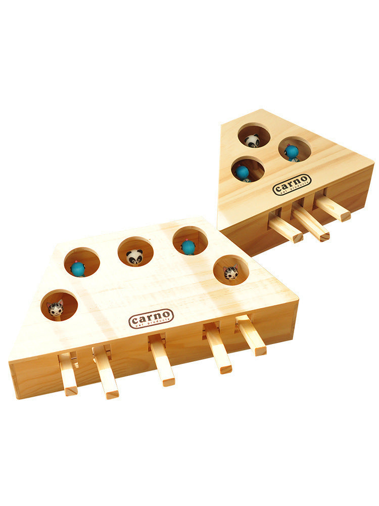 Hamster Solid Wood Cat Toy