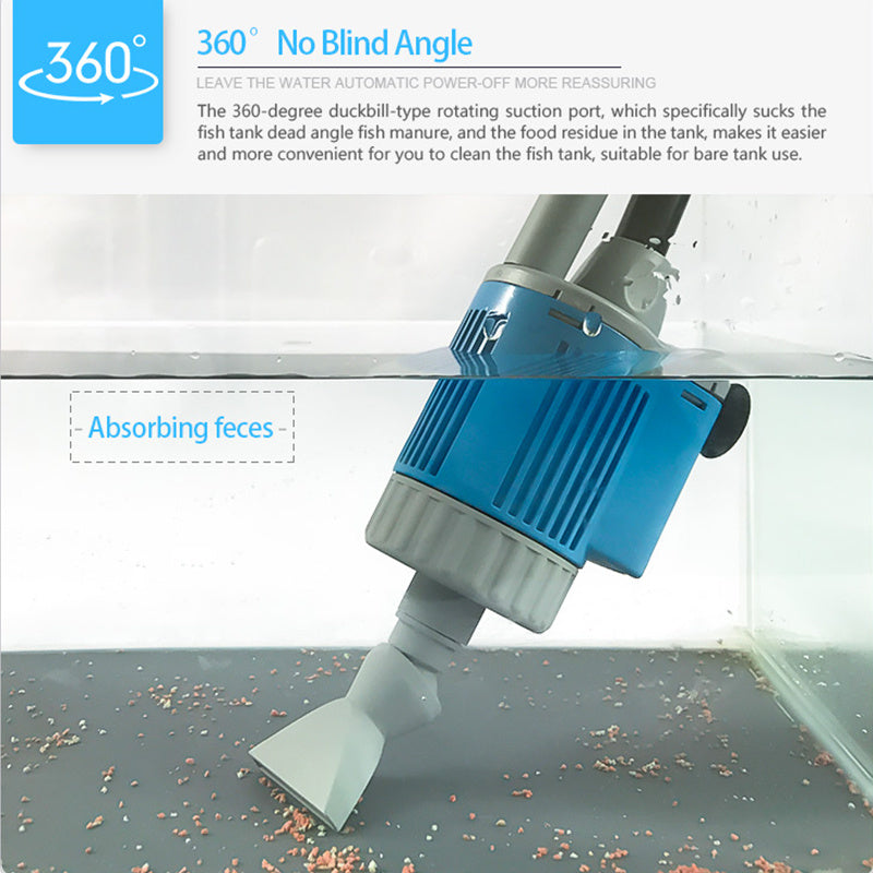 Fish Tank Gravel Cleaner Aquarium Sand Electric Vacuum