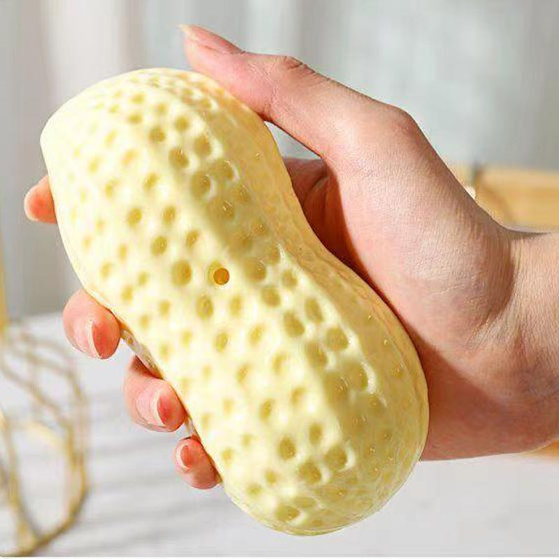 Peanut Squeaking Dog Chewing Toy