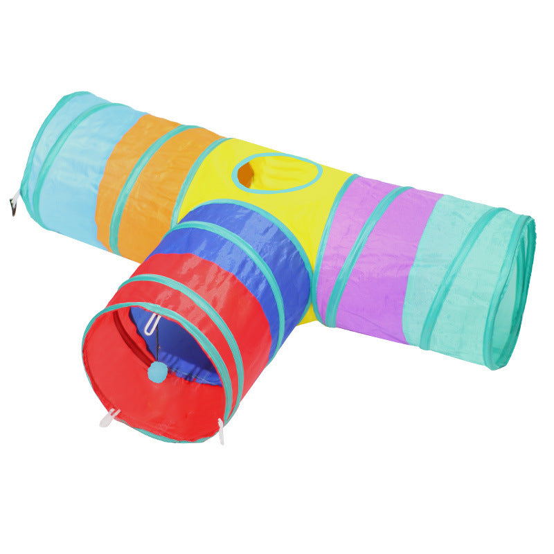 Tunnel Foldable Pet Climbing Path Toys