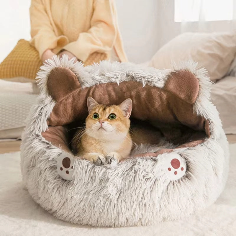 Winter Long Plush Pet Bed