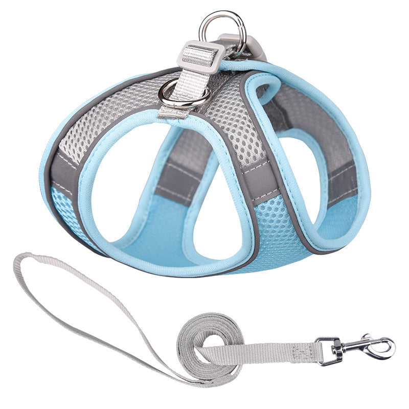Vest-style Pet Harness Reflective Leash