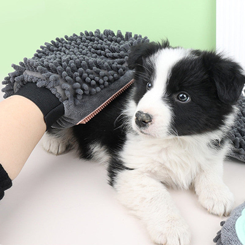 Pet 2-in-1 Grooming Bathing Massage Glove
