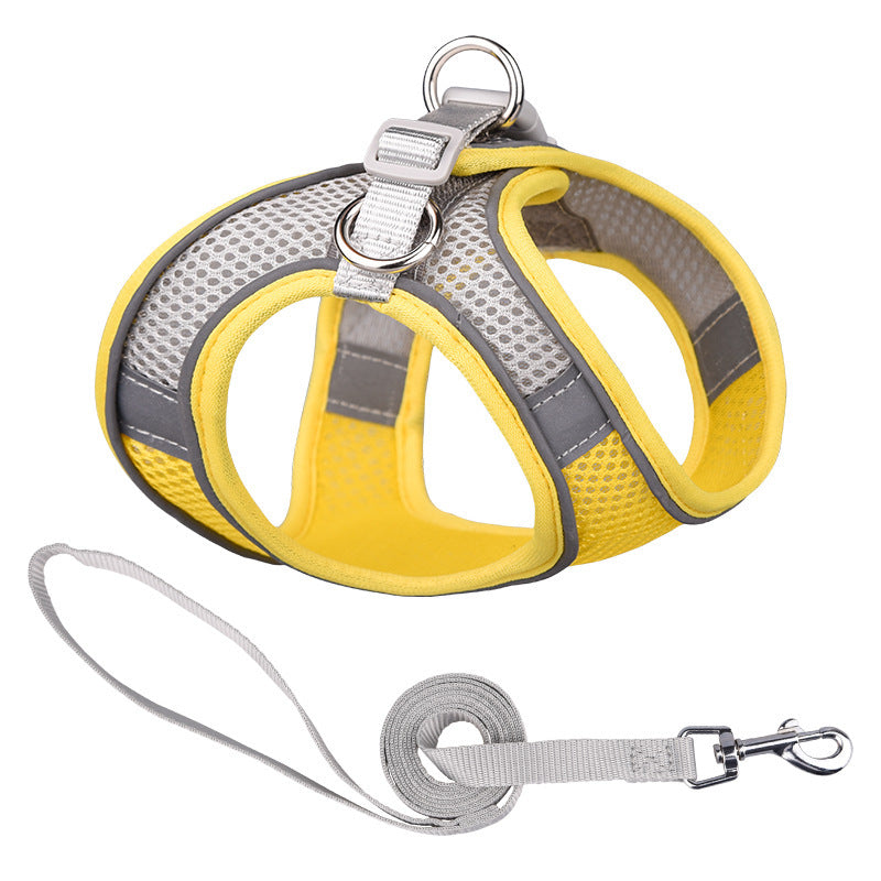 Vest-style Pet Harness Reflective Leash