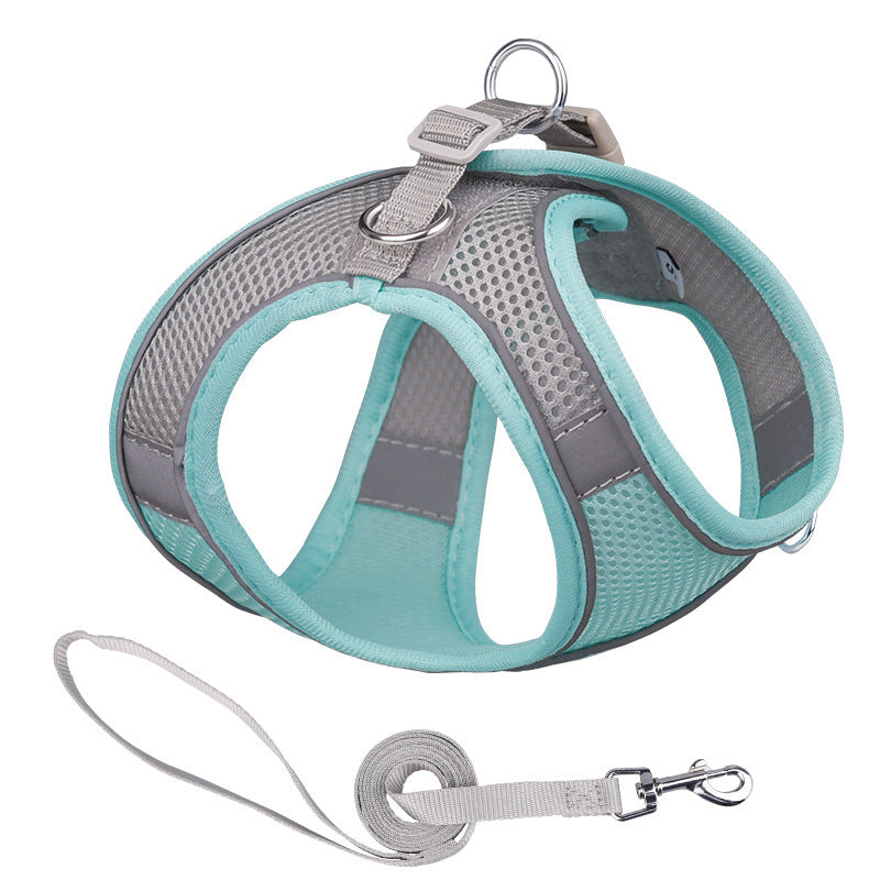 Vest-style Pet Harness Reflective Leash
