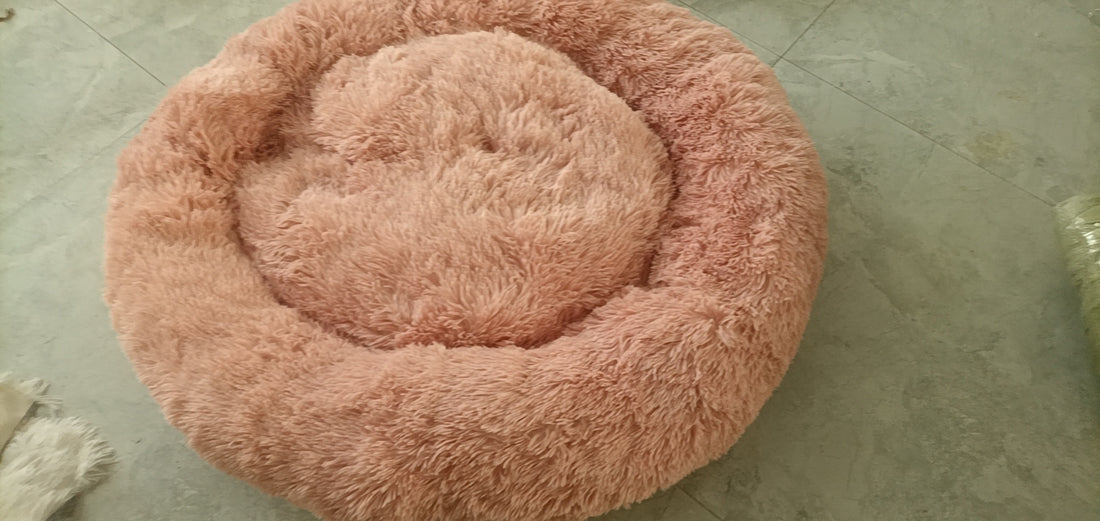 Plush Round Dog Bed