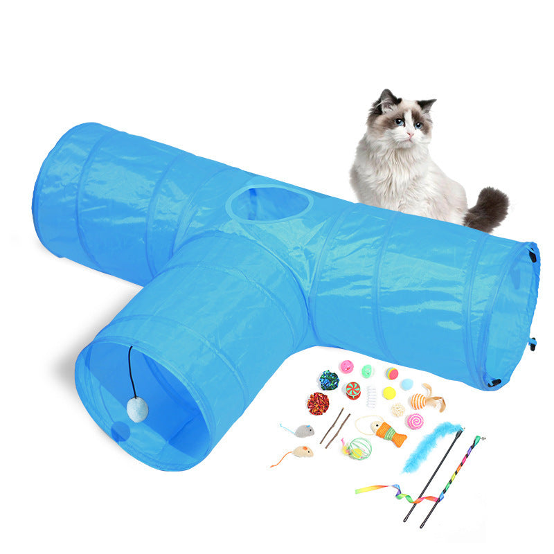 Tunnel Foldable Pet Climbing Path Toys
