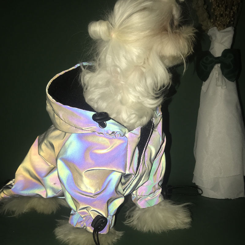 Pet Thickened Reflective Cotton Jacket