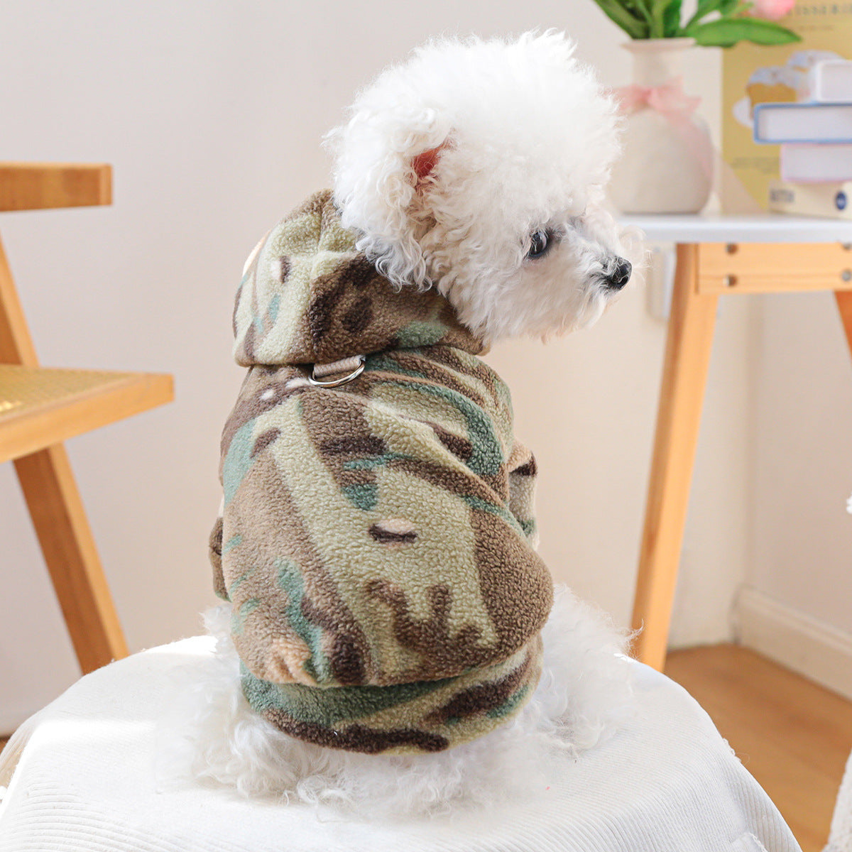 Pet Clothing Camouflage Sweater