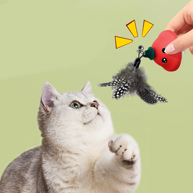 Cat Wand Suction Movement Playing Toy
