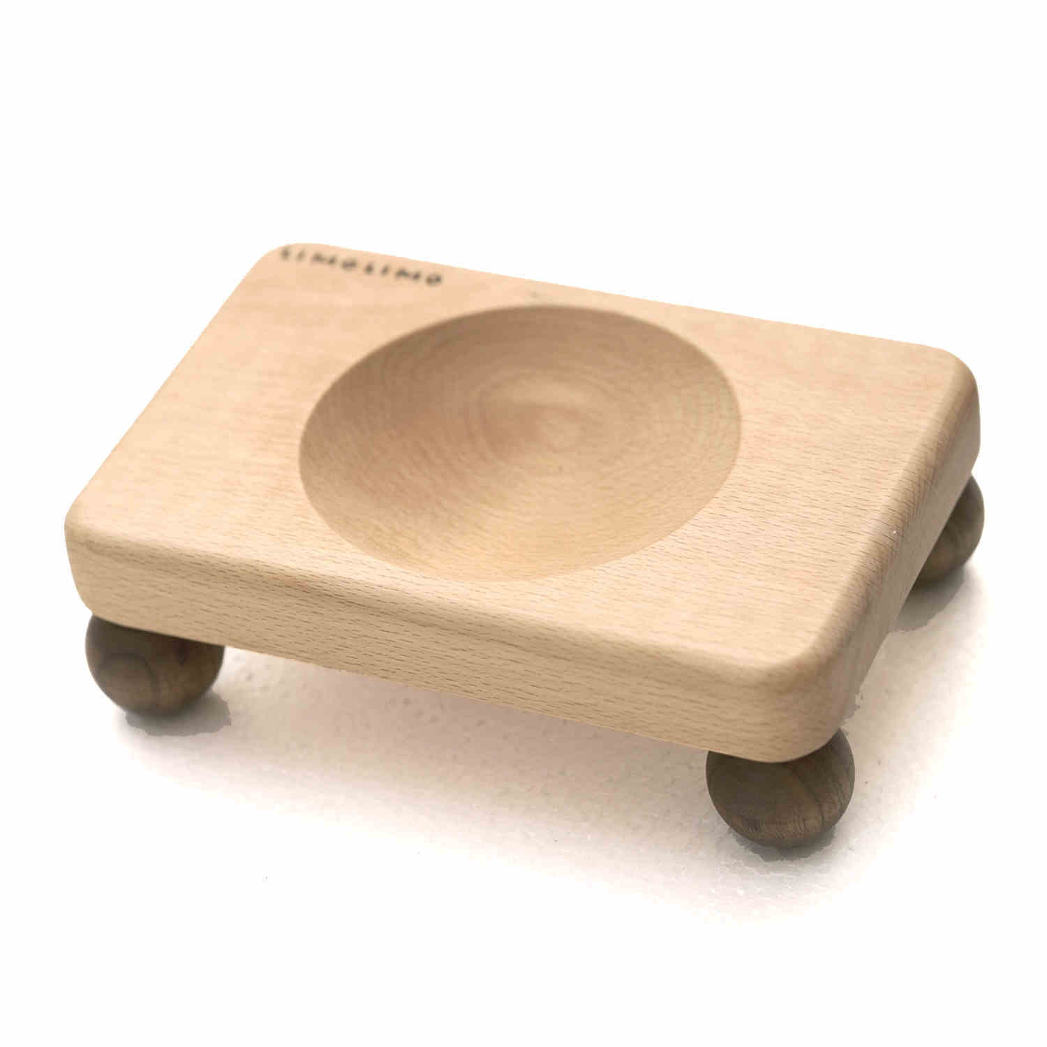 Solid Wood Pet Bowl Feeding Bowl