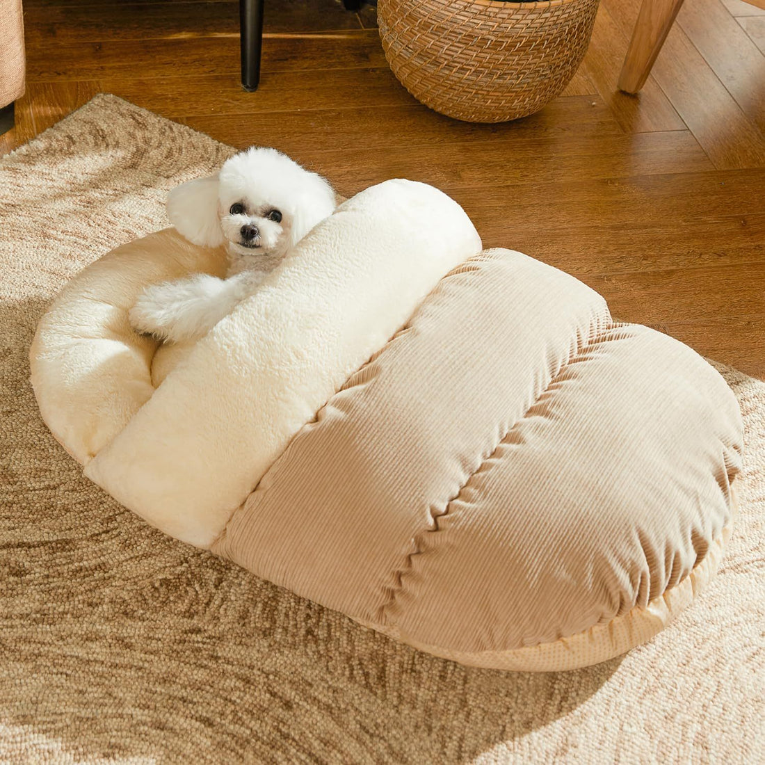 Ultra Soft Cute Plush Pet Bed