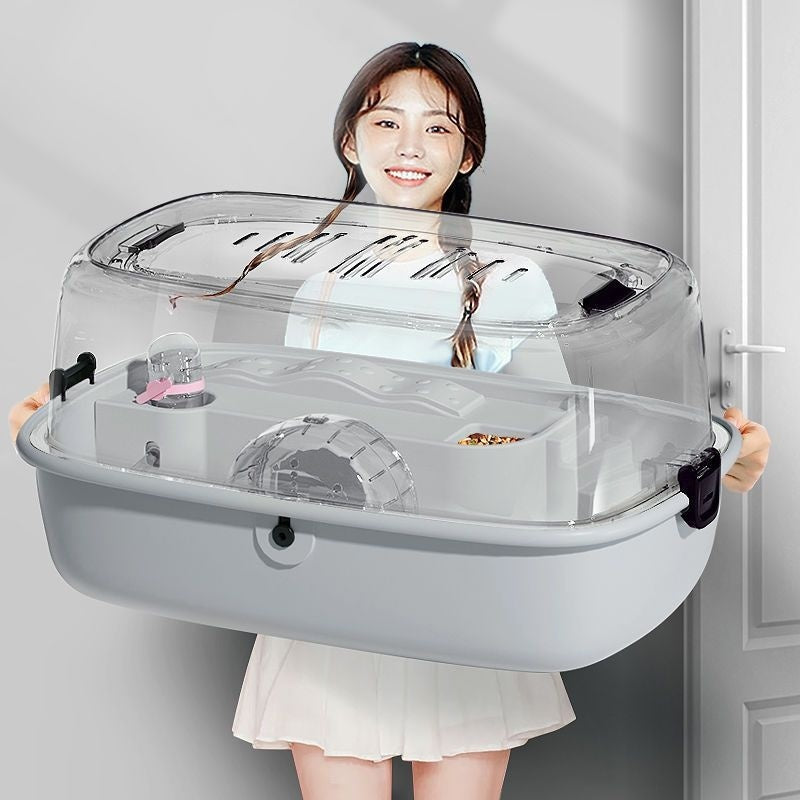 Hamster Special Oversized Transparent Acrylic Cage