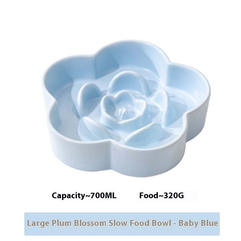 Pet Ceramic Slow Feeding Bowl
