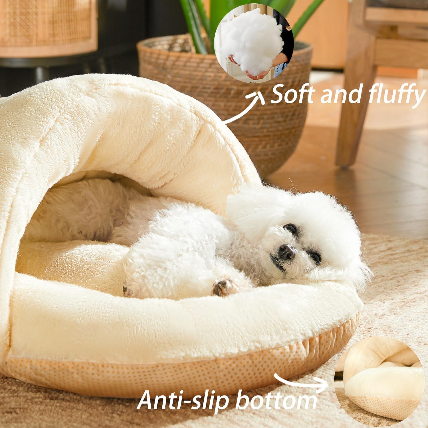 Ultra Soft Cute Plush Pet Bed