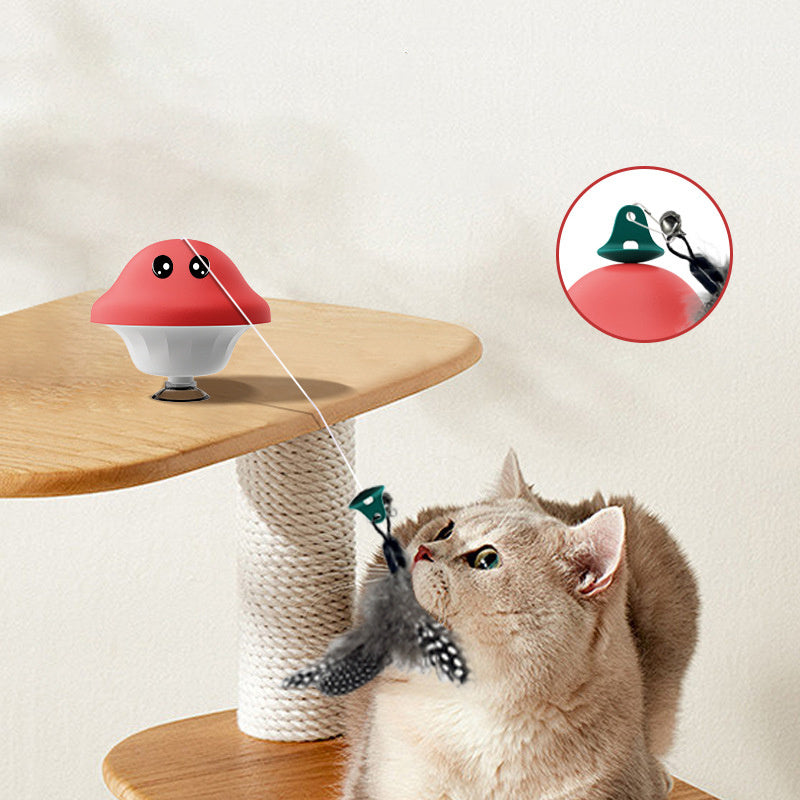 Cat Wand Suction Movement Playing Toy