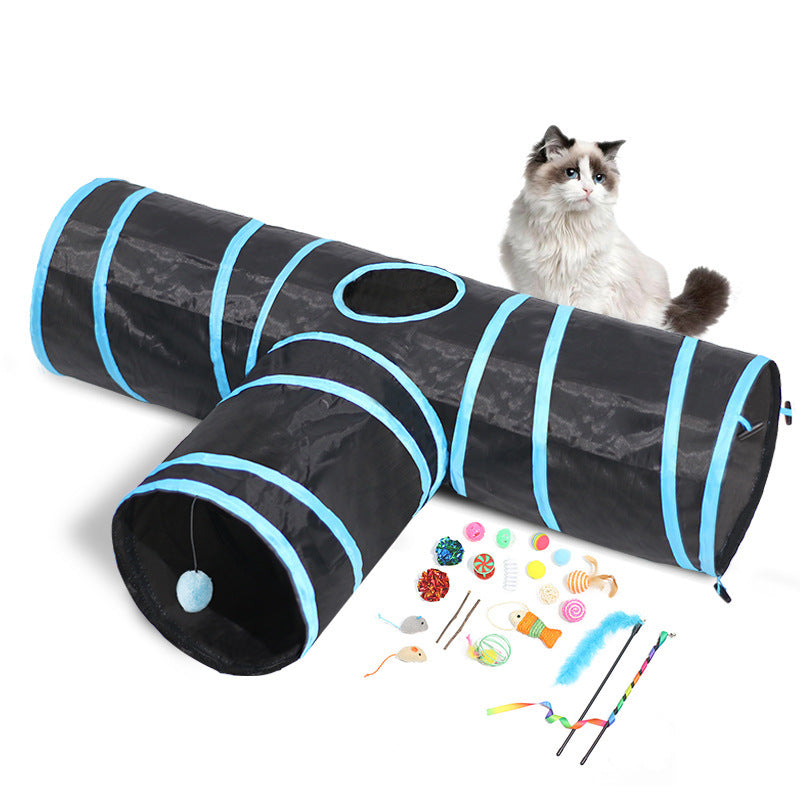 Tunnel Foldable Pet Climbing Path Toys